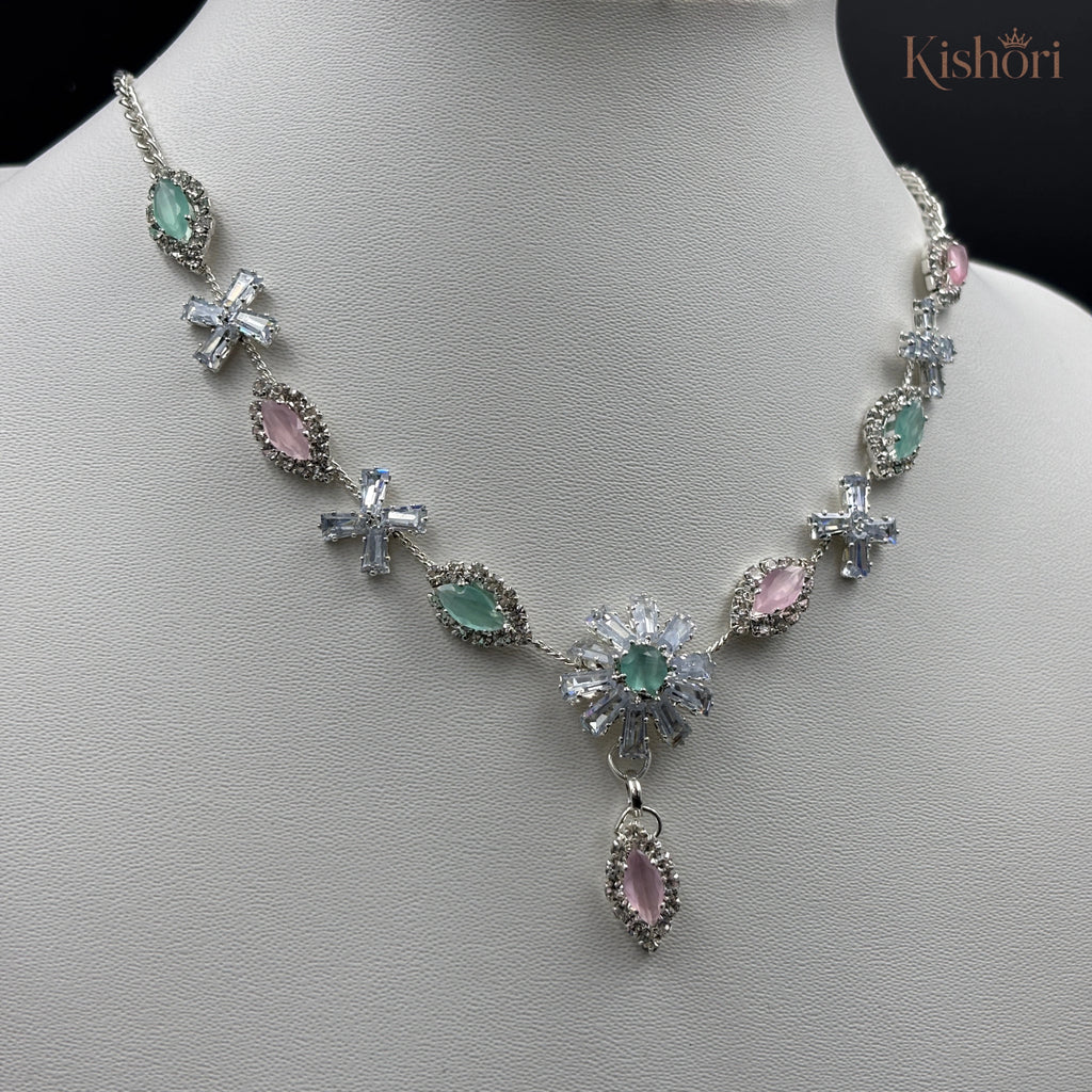 Mint & Rose Garden Necklace set