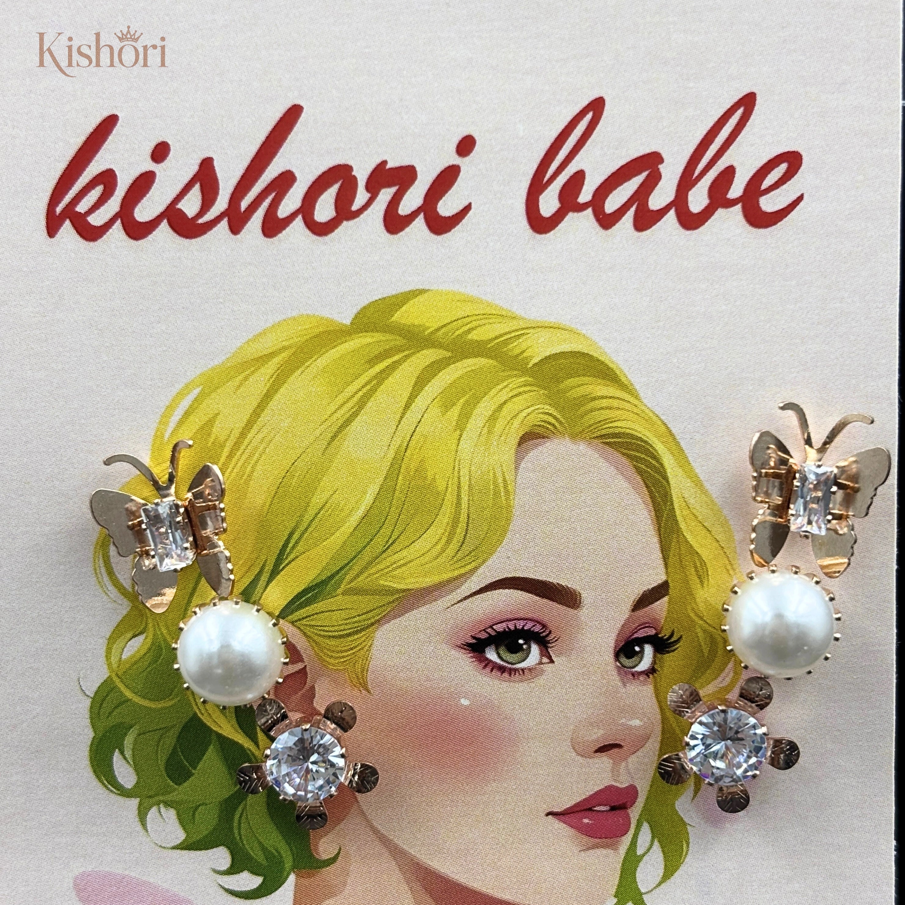 Kishori Pearl Butterfly Trio