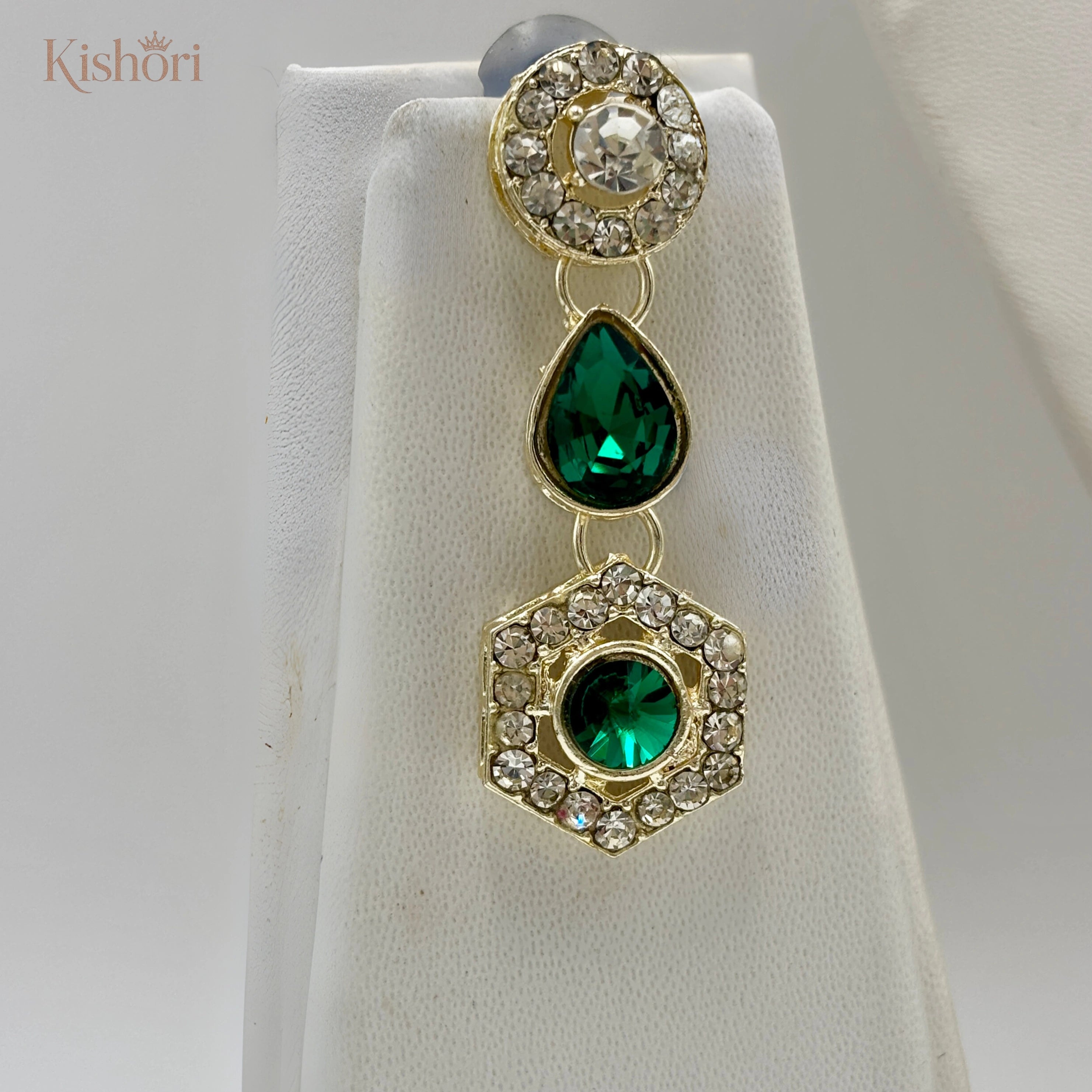 Green Kundan Necklace Set