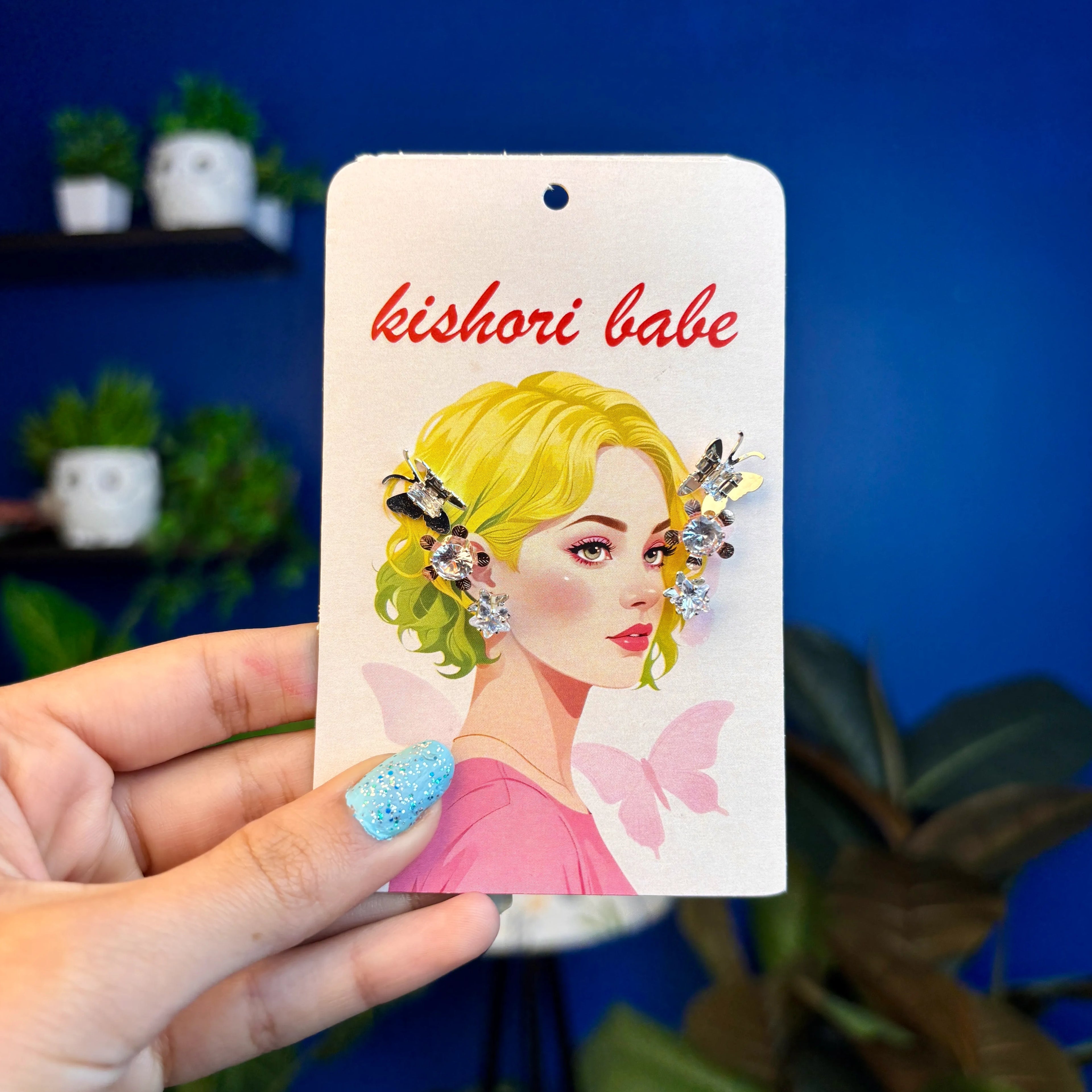 Crystal Butterfly Trio Set