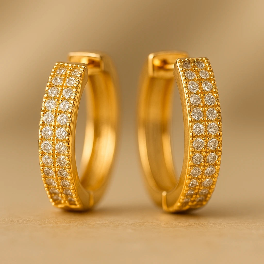 huggie hoop earrings